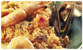 Paella de mariscos